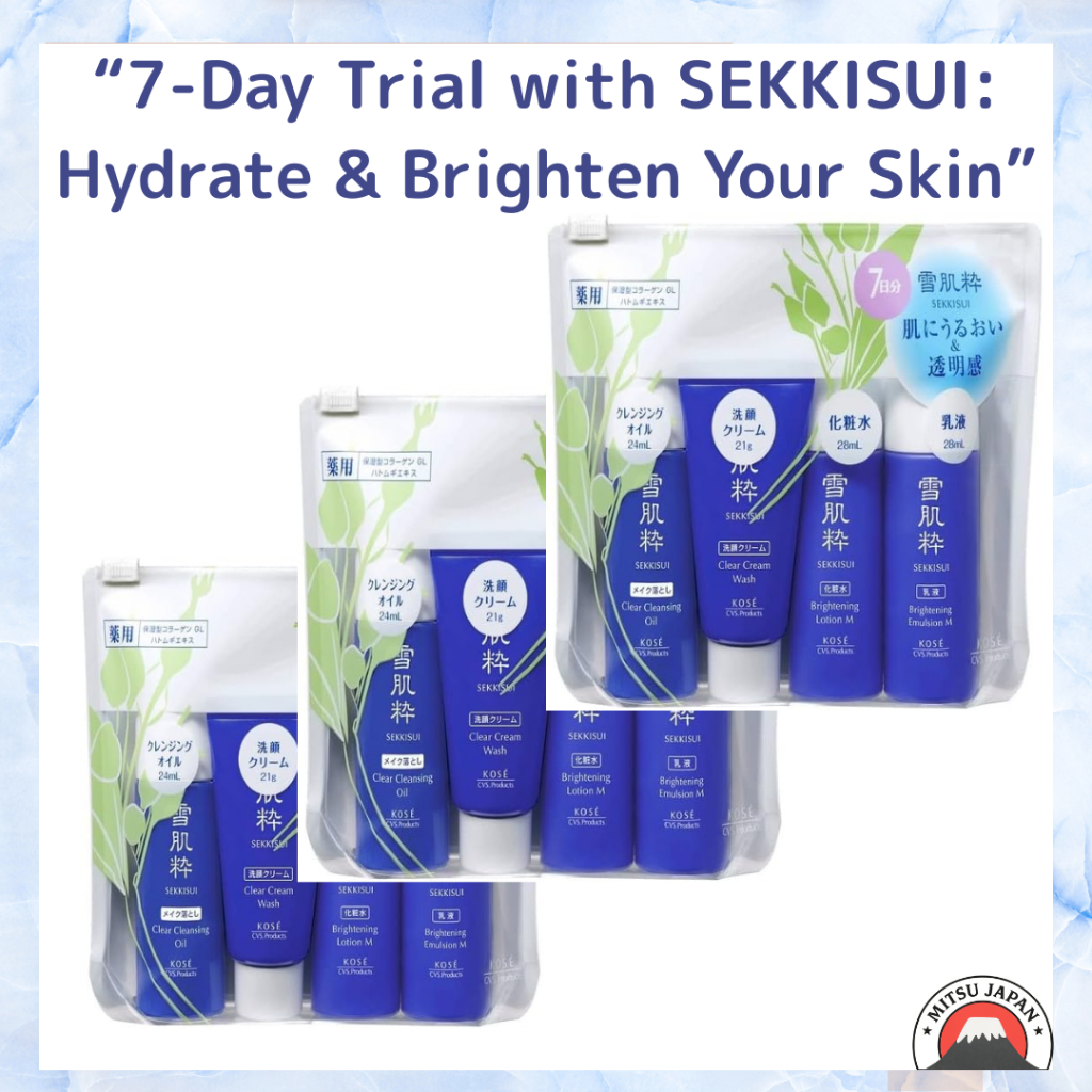 Kose SEKKISUI Gentle Hydration Care Set｜3-Pack｜Made in Japan | Shopee ...