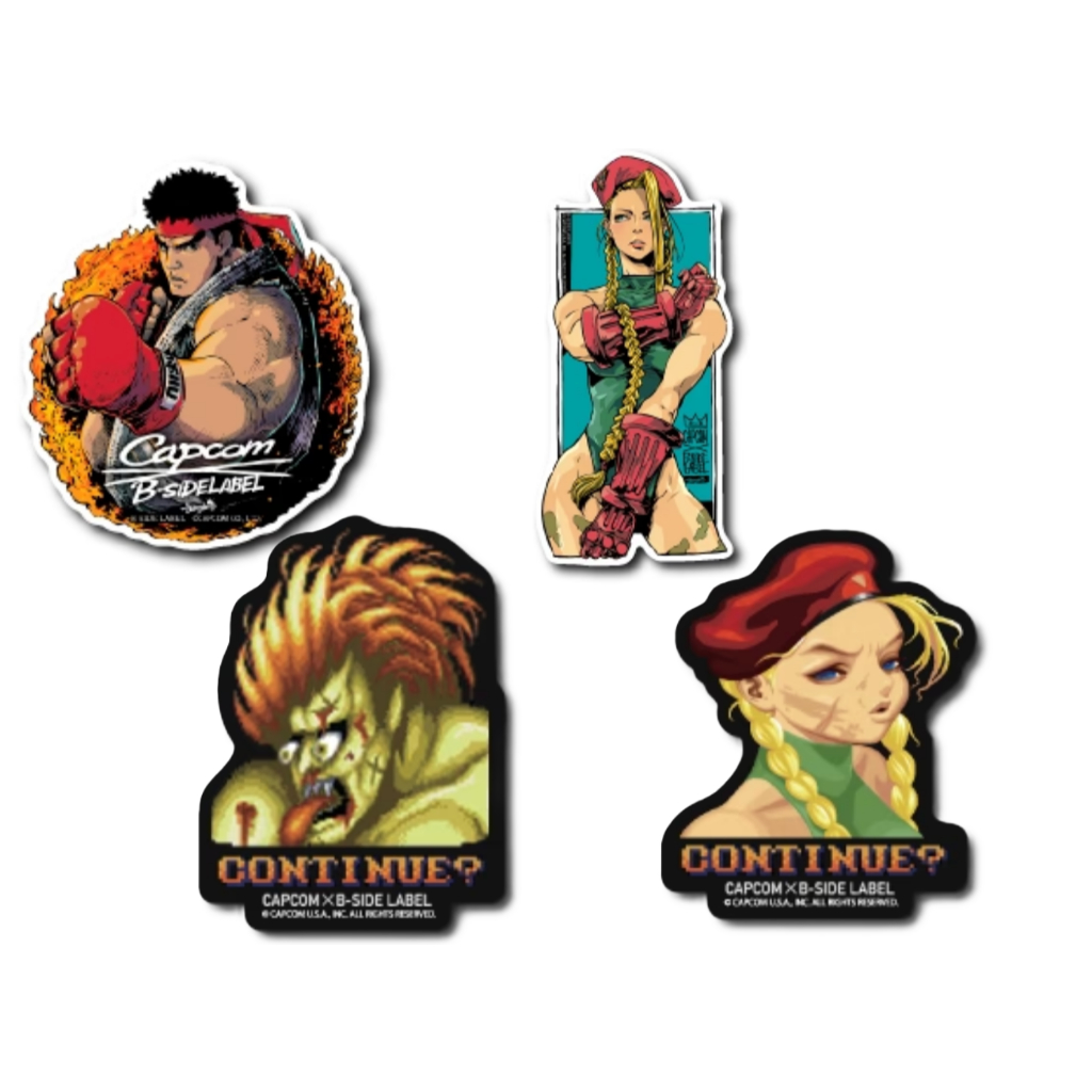 [Direct from Japan] B - SIDE LABEL Sticker CAPCOM Street Fighter Japan ...
