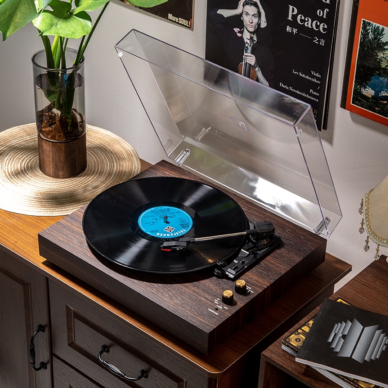 Middix Vinyl Record Player Bluetooth Speaker Retro Turntable