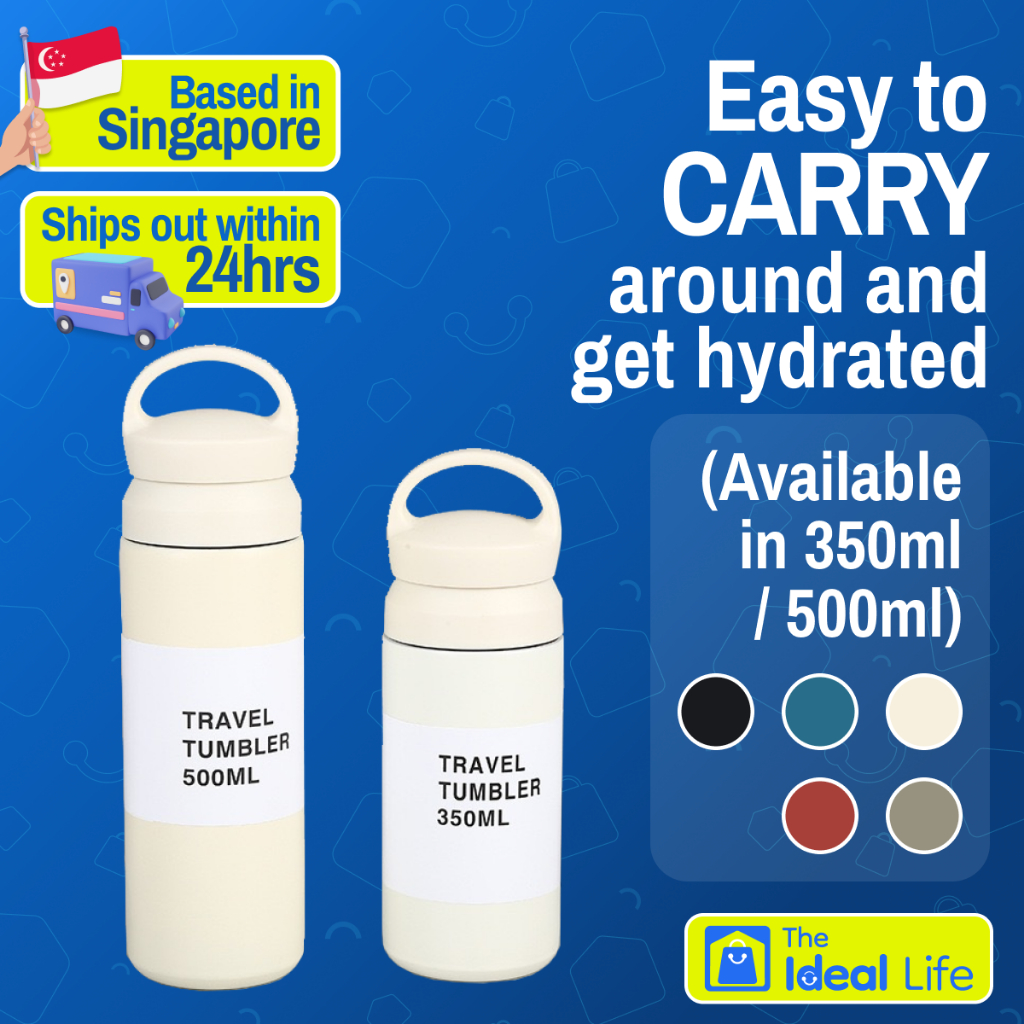 304 Stainless Steel Water Bottle Thermos Vacuum Flask 350ML/500ML CNY ...
