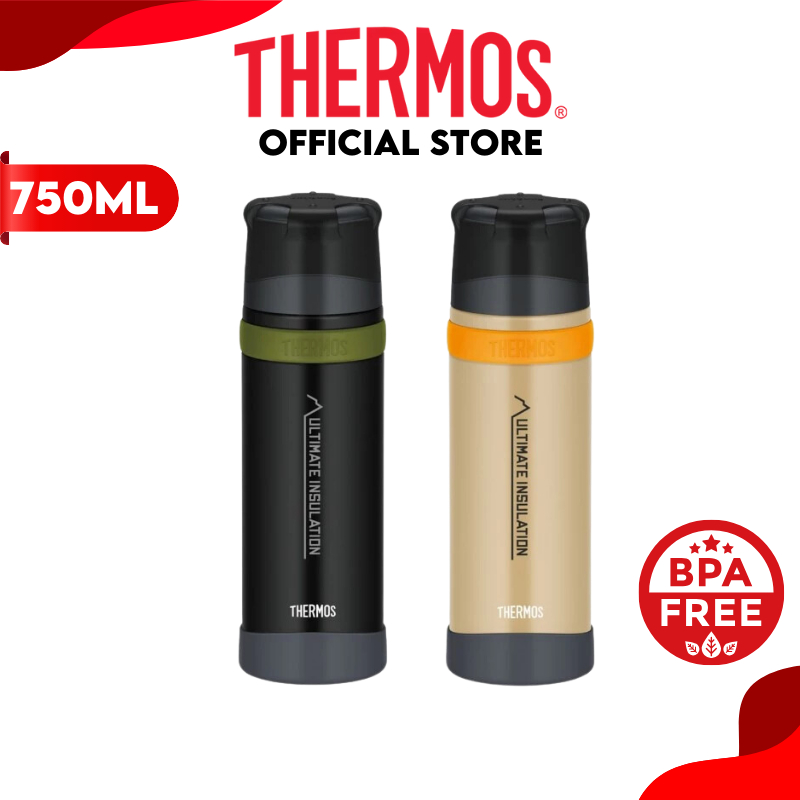 Thermos® FFX-751 Vacuum-Insulated Bottle with Cup Stainless Steel 304