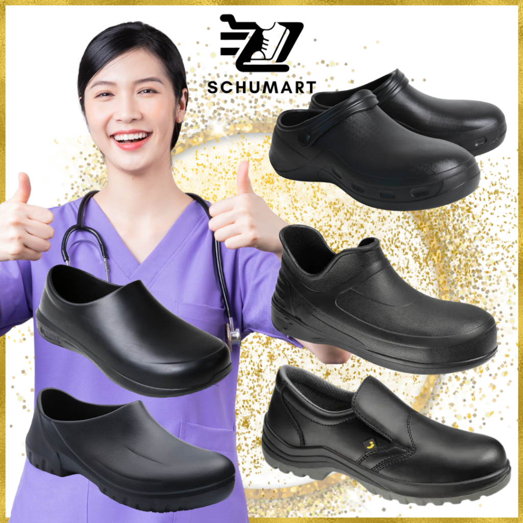 [BY SCHUMART] Kitchen Shoes, Chef Shoes, Anti Slip, Waterproof & Oil ...