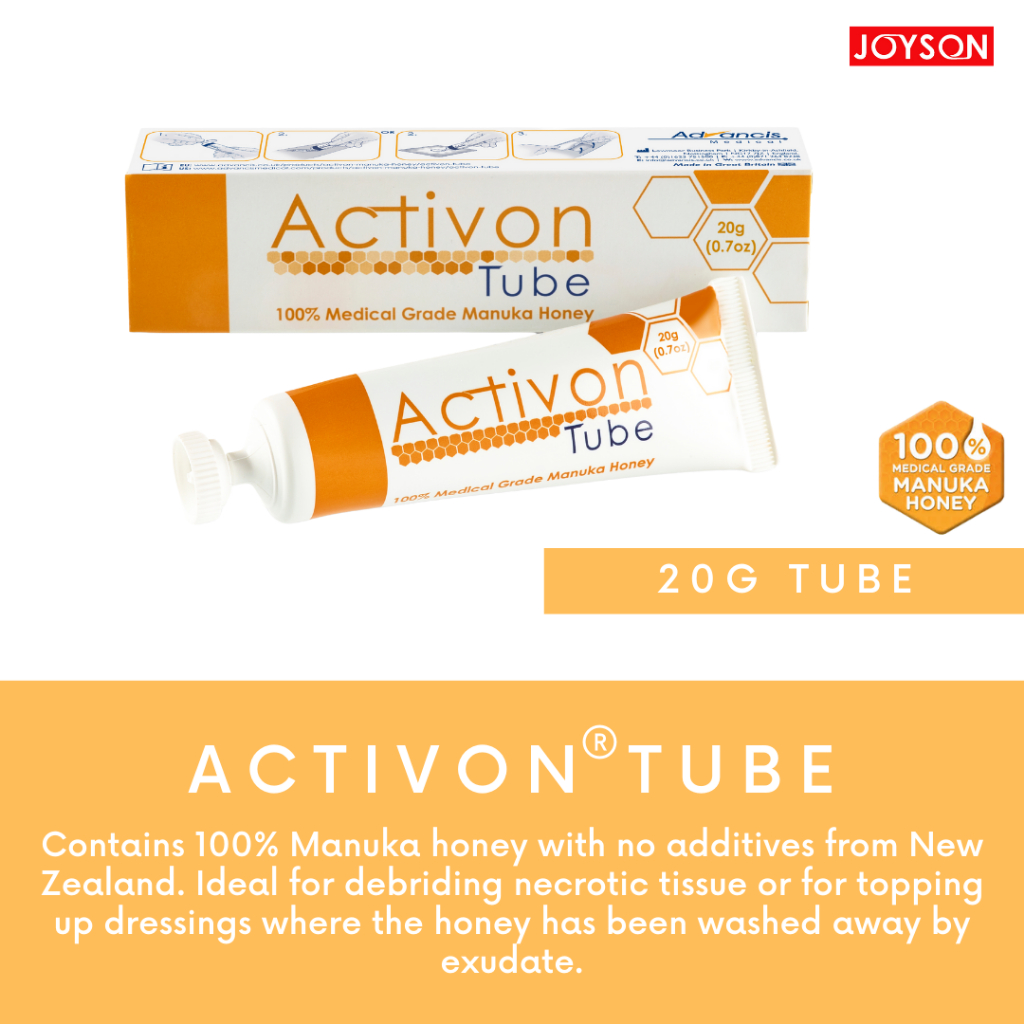 ACTIVON® TUBE MEDICAL GRADE MANUKA HONEY FOR WOUND CARE, 25G TUBE ...
