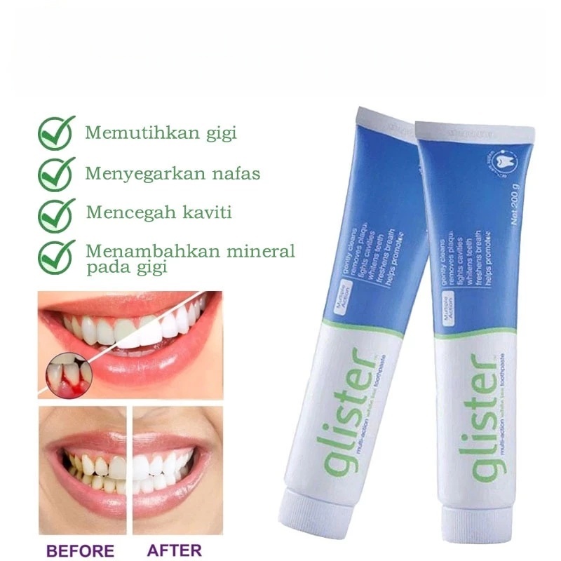 Amway Whitening toothpaste Glister Multi-Action Fluoride Toothpaste ...