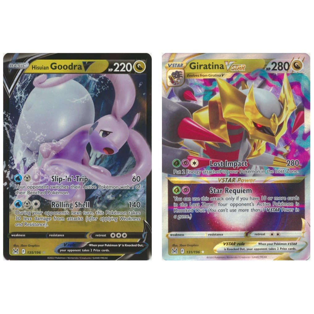 Ultra Rare Holofoil Giratina VSTAR 131/196 - Pokemon Lost Origin Ultra Rare  Holo Card - Near Mint Giratina Lost Abyss