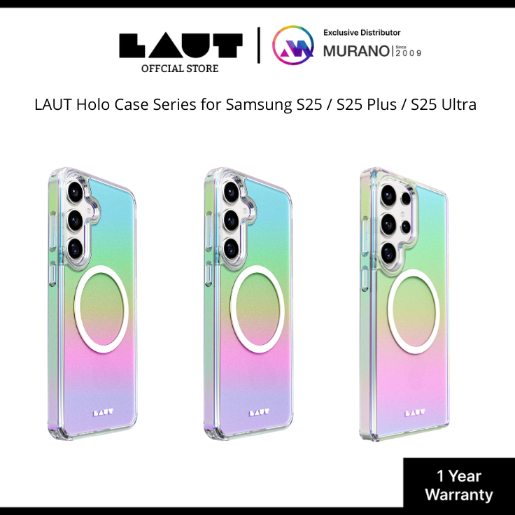 Laut Holo Case Series for Samsung S25 / S25 Plus / S25 Ultra l 1 Year ...