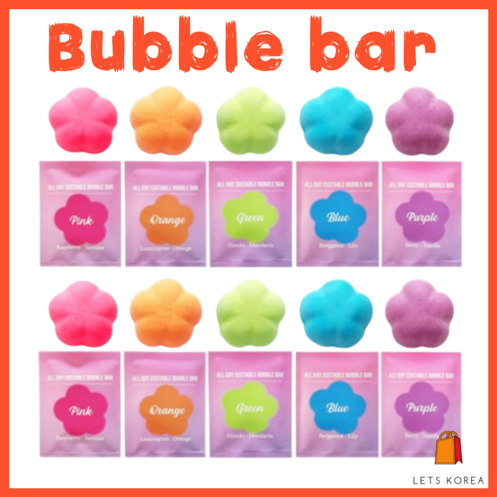 [MADE IN KOREA] Kids available / All Day Custable Bubble Bar 30g (10pcs ...
