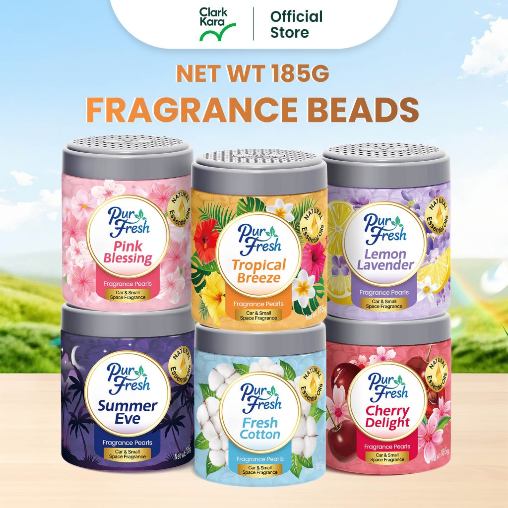 PurFresh 185g Scented Beads|Natural Essential Oil | Long-Lasting Solid ...