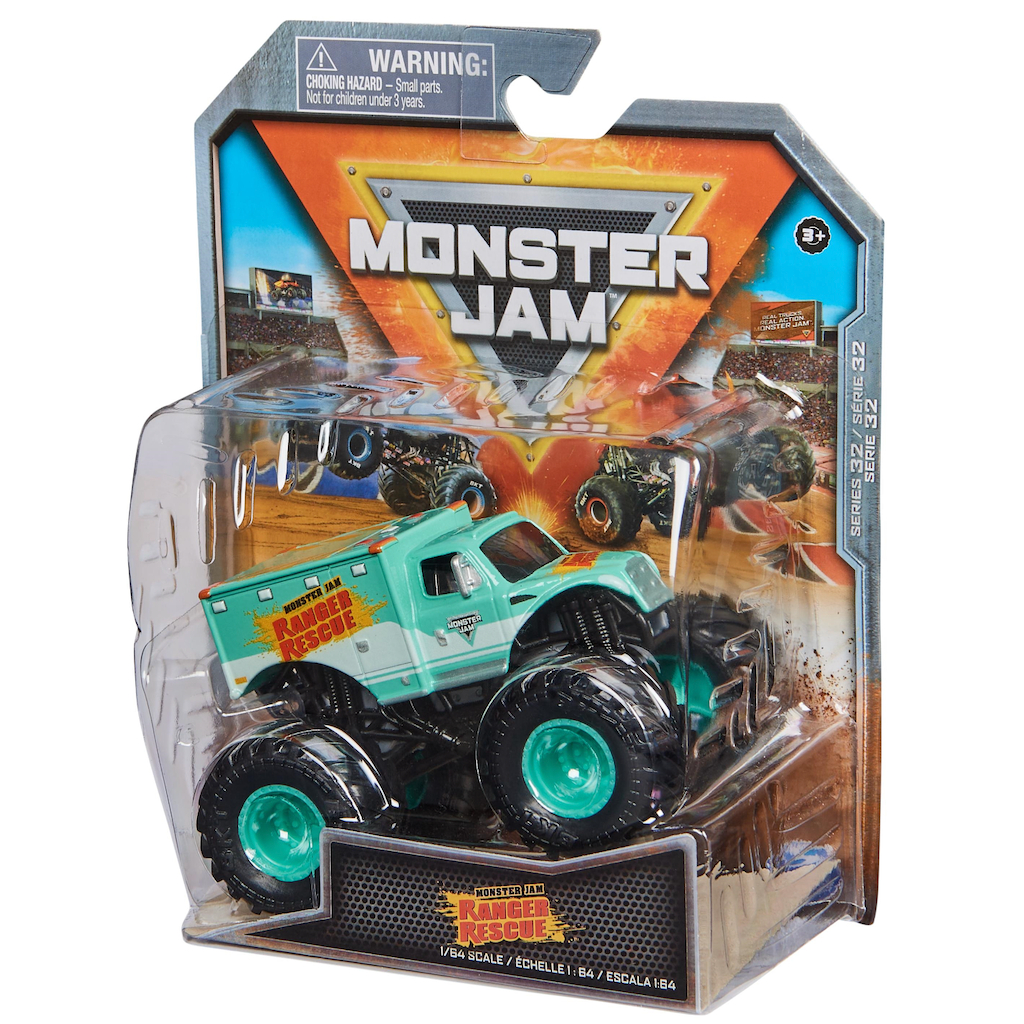 Monster Jam Series 32 Rescue Ranger Son Uva Digger (Reveal the Steel) 1 ...