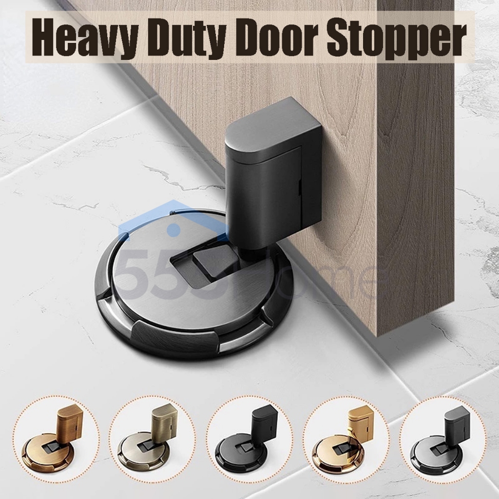 [SG] Heavy Duty Door Stopper Mechanical Door Stop Adjustable Door ...