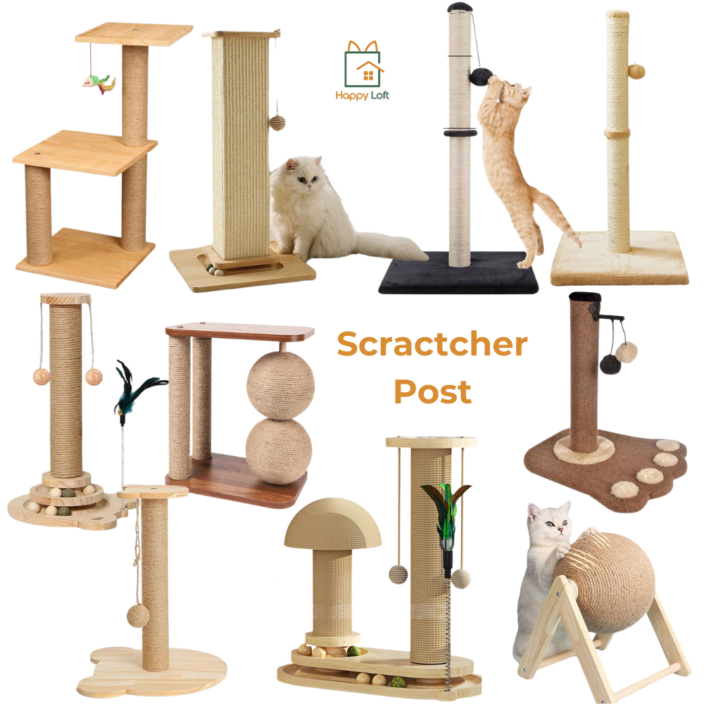 [SG SELLER] Cat Scratching Post Cat Tower Little Cat Tree Simplicity ...