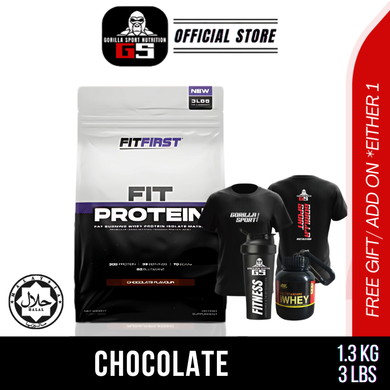 SG SELLER Fit First - FIT Protein Whey Protein Halal 30g Isolate Protein L -Carnitine(1.36KG) | Shopee Singapore