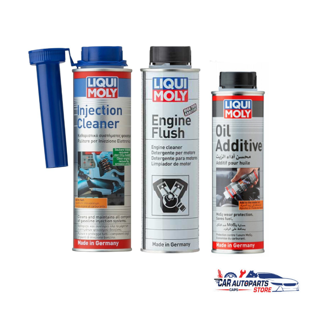 Liqui Moly 3in1 Additives Set | Engine Flush Plus / Oil Additive ...