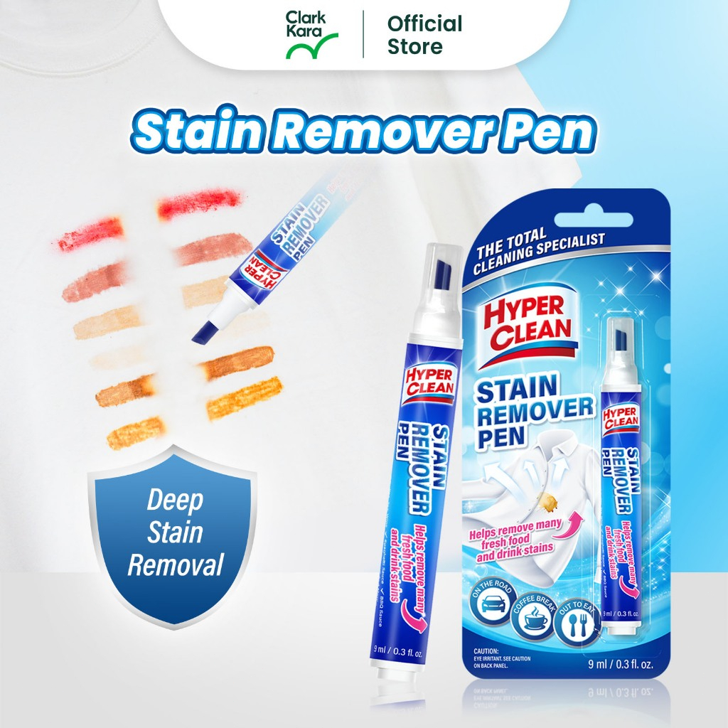HYPERCLEAN Fabric Stain Remover Pen Multifunctional Portable Liquid ...
