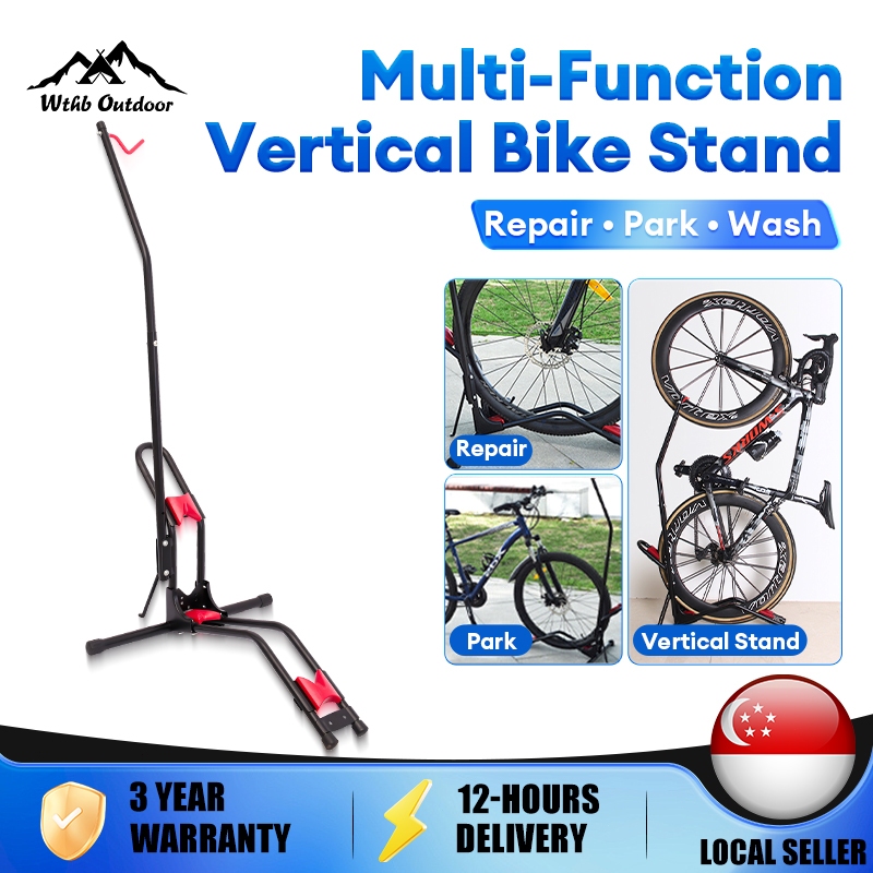 Bicycle Vertical Stand Adjustable Tree L Shape Bike Rack Parking ...