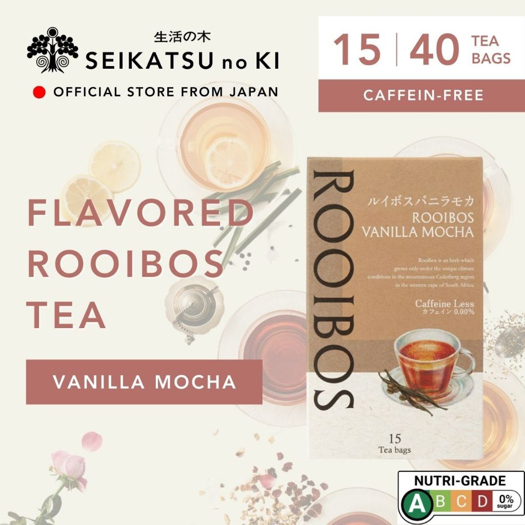 SEIKATSU no KI Flavored Rooibos Tea Vanilla Mocha 15 / 40 Tea bags ...