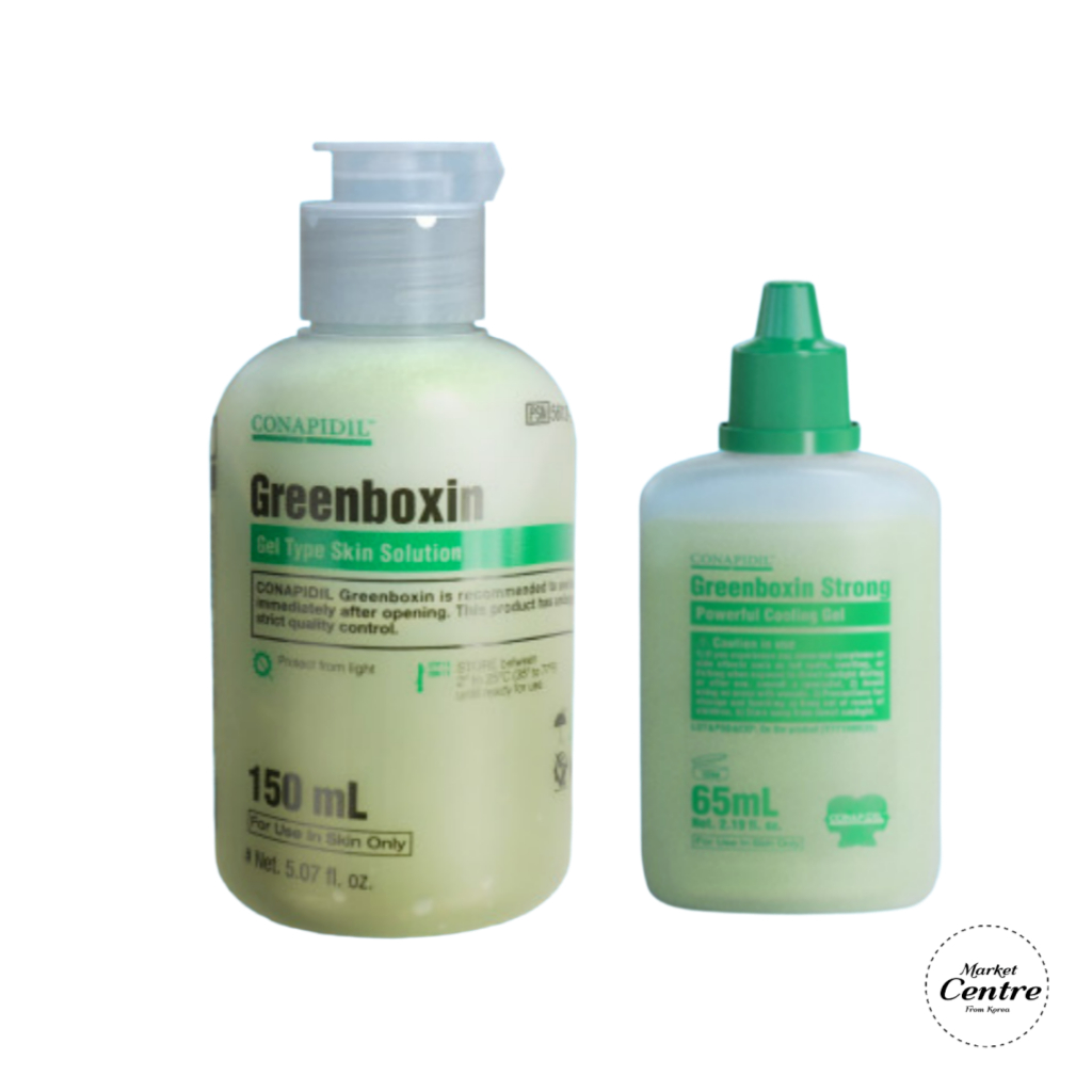 Conapidil Greenboxin Gel type Skin Solution Skin Cooling Gel 150ml 