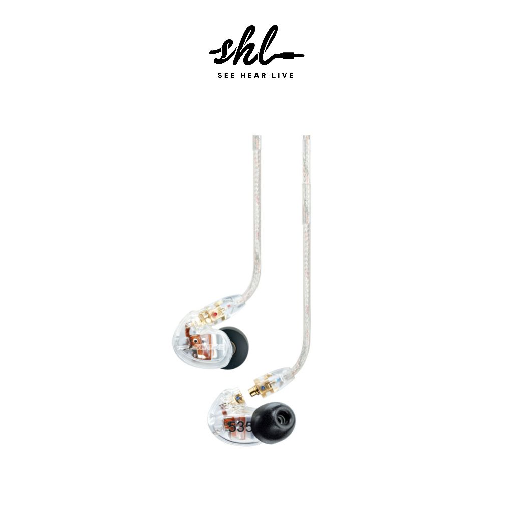 Shure SE535 Sound-Isolating In-Ear Stereo Headphones with 3.5mm Audio ...