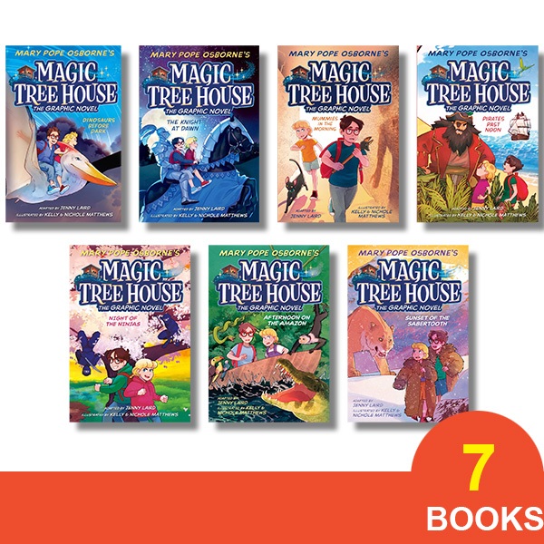 [SG Stock] Magic Tree House The Graphic Novel Set (7 Books) | Shopee ...