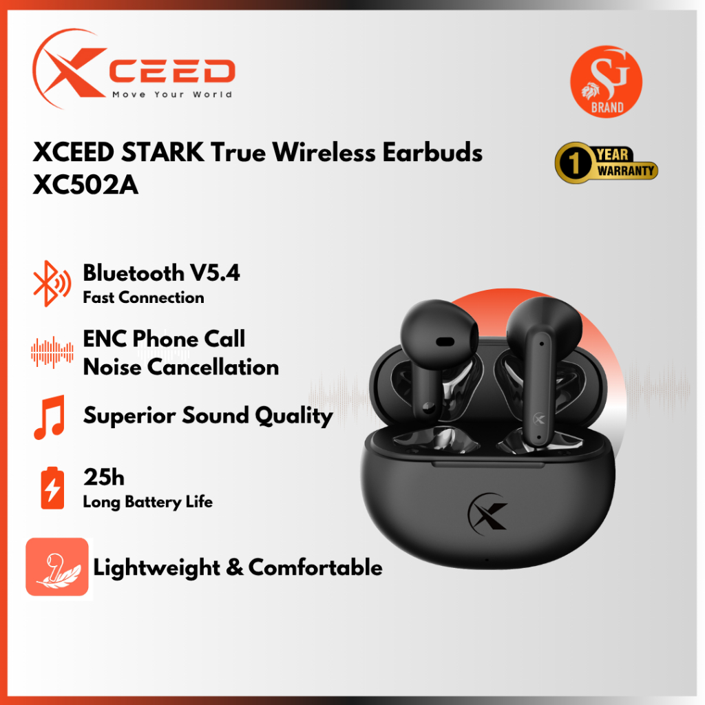 XCEED STARK True Wireless Earbuds XC502A | Shopee Singapore