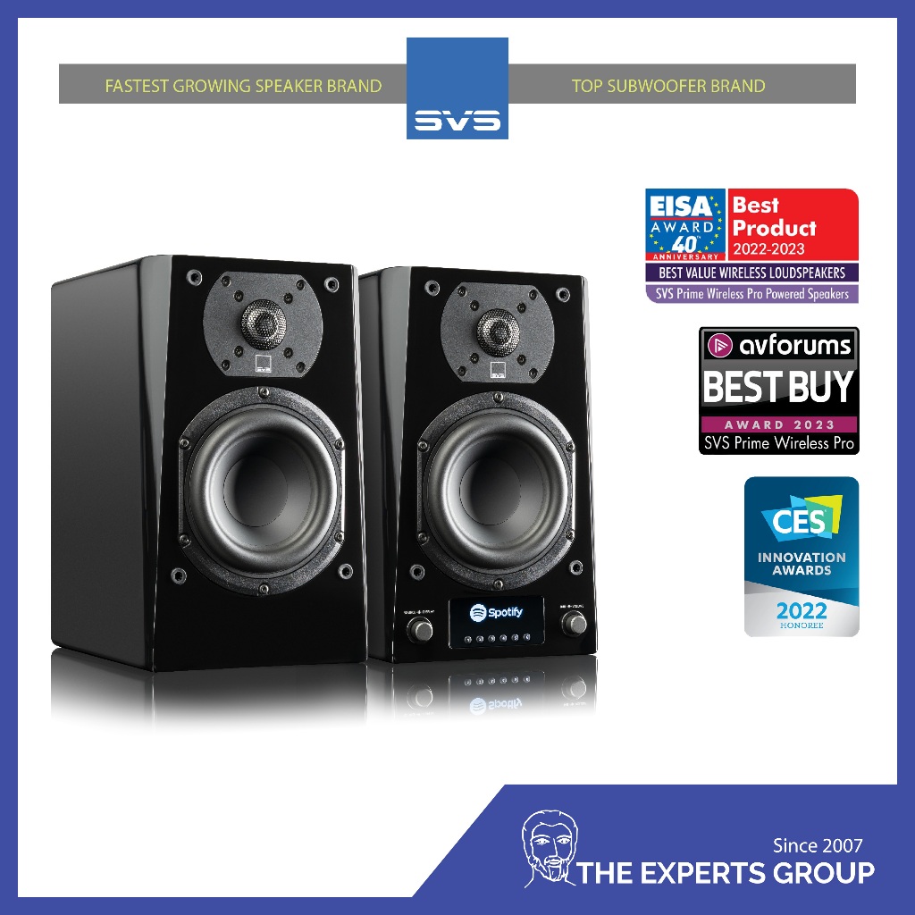 SVS Prime Wireless Pro Bluetooth Powered Speaker (2 Speakers / Pair ...