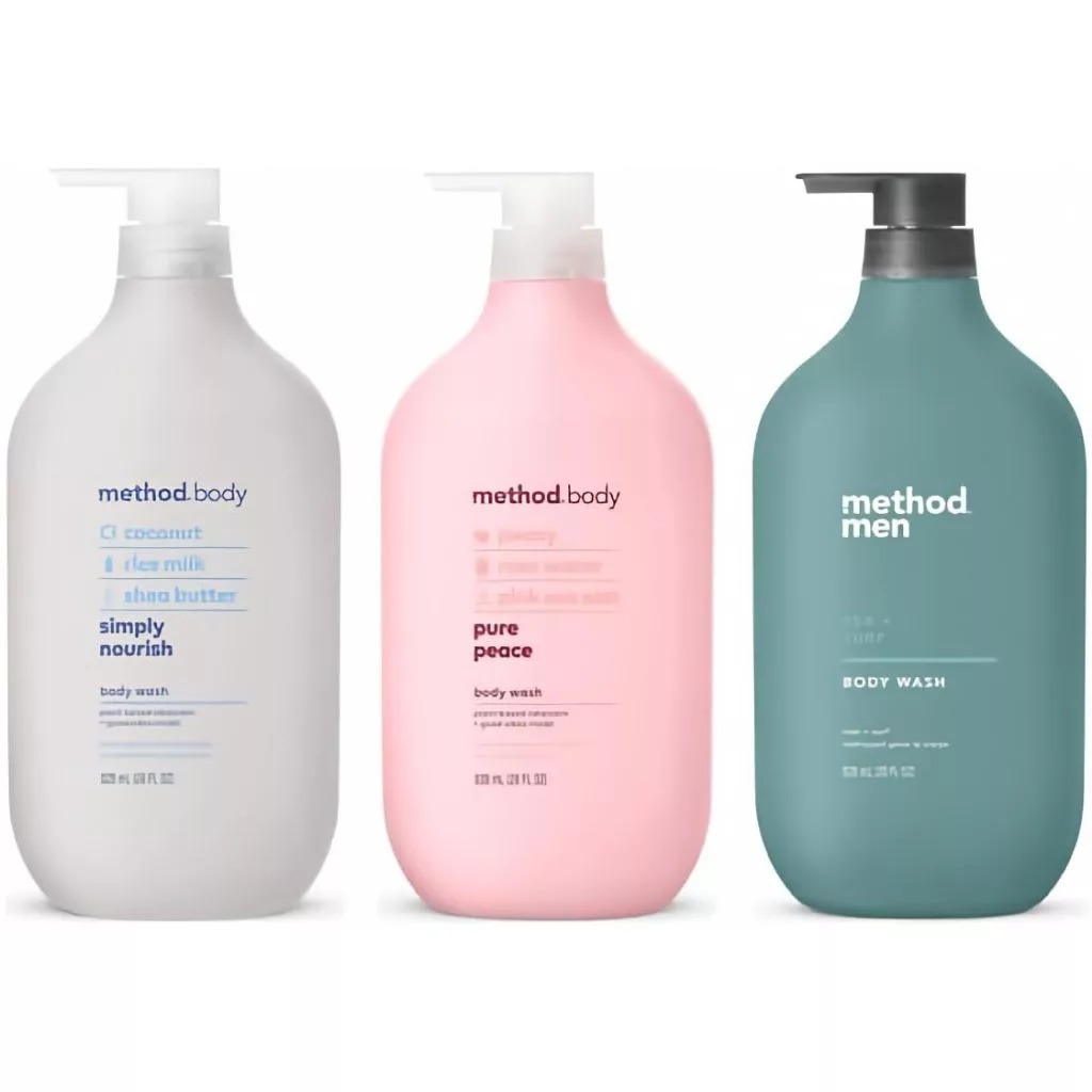 Method Body Wash, Shampoo, Simply Nourish Paraben and Phthalate Free ...
