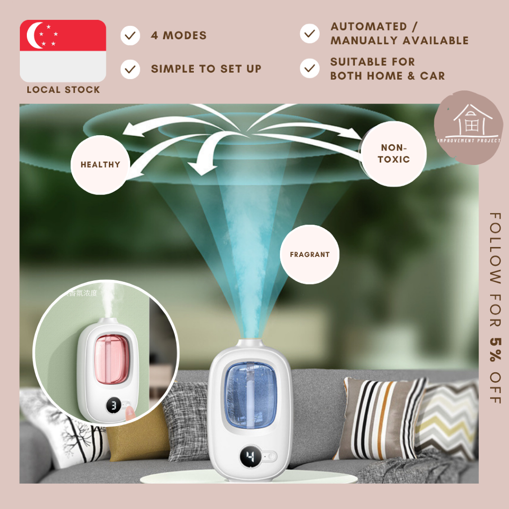 [SG STOCKS] Hotel Scent Automatic Air Diffuser Wall Mount Aroma, Air ...