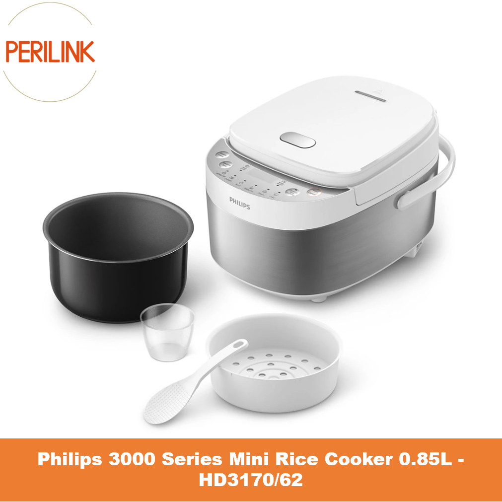 Philips HD3170/62 Mini Rice Cooker 3000 Series 0.85L | Shopee Singapore