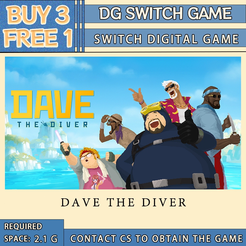 DAVE THE DIVER Nintendo Switch Digital Game （BUY 3 FREE 1) | Shopee ...