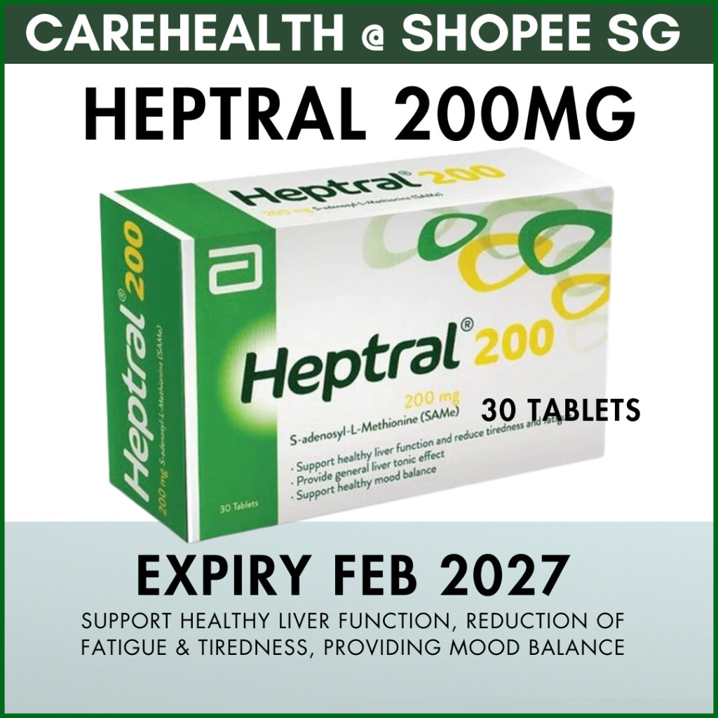 [Exp May 2028] HEPTRAL 200mg By ABBOTT | Shopee Singapore
