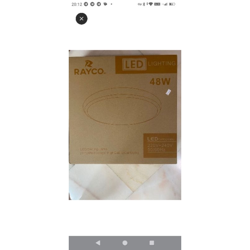 Rayco 48W LED light housing cover and base | Shopee Singapore