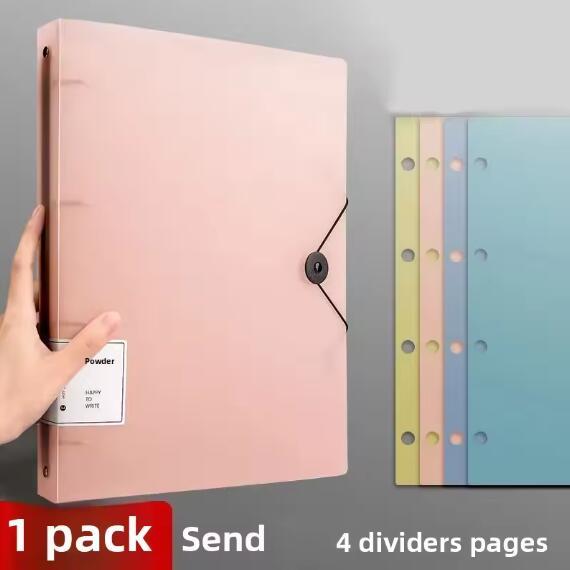 A4 Binders Document Storage Holder Folder Organizer Large Capacity File ...