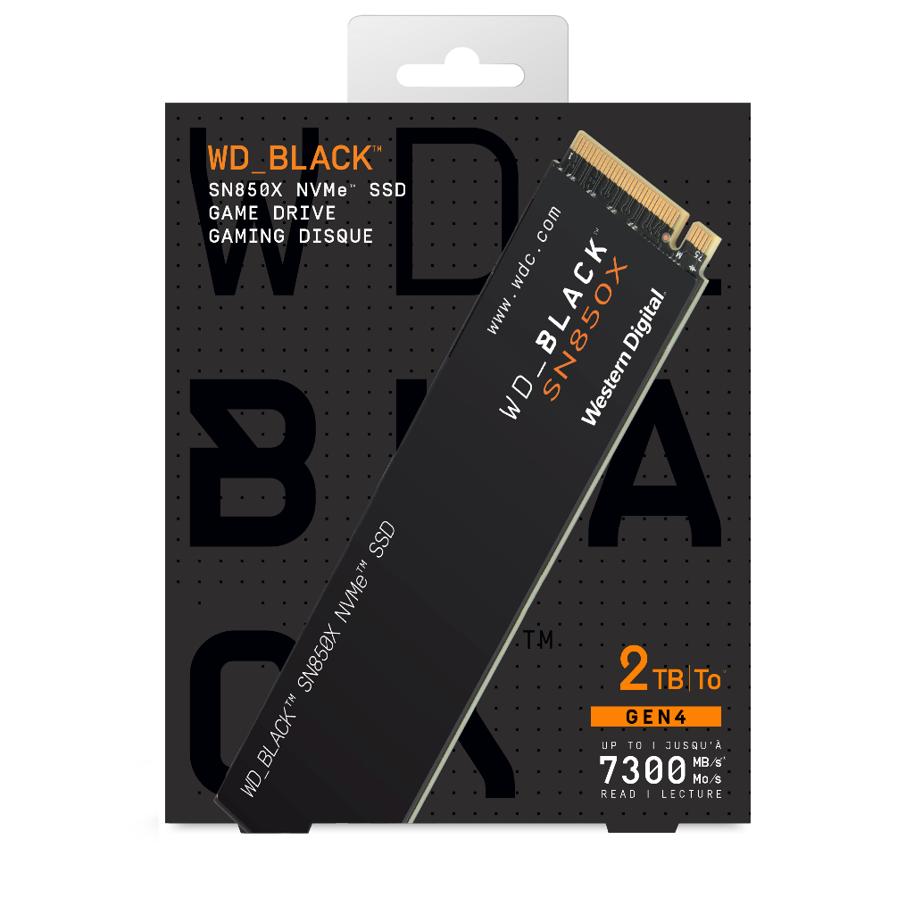 WD_BLACK™ SN850X NVMe™ SSD, Without Heatsink [1TB/2TB] | Shopee