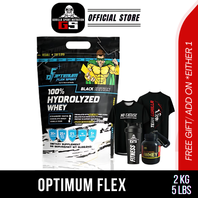 Optimum Flex Hydrolyzed Whey Protein Hydro Whey Halal (2kg/ 66 Serving ...