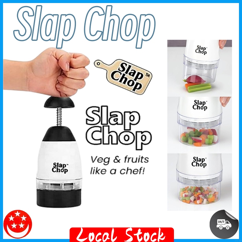 SG in Stock Slap Chop Garlic Chopper Vegetable Cutter Onion Cutter Hand ...