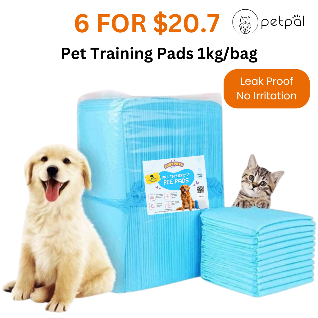 JustPets Absorbent Pet Training Pee Pad for Dogs Cat (1kg/bag