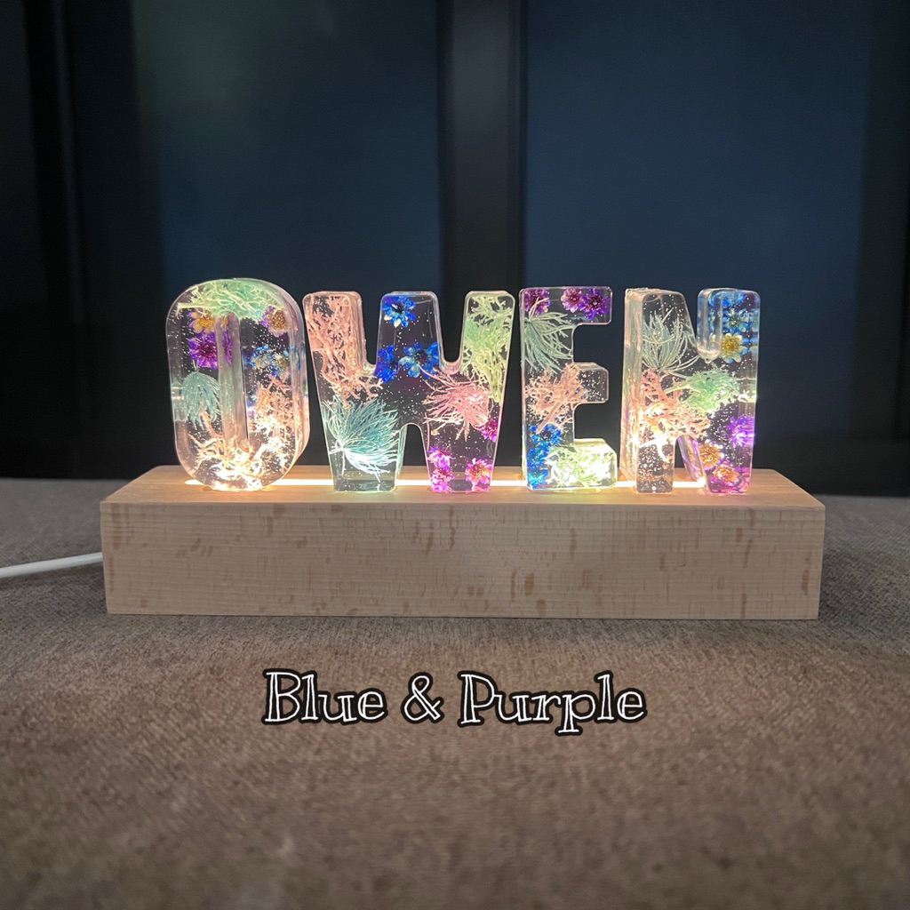 [SG PREORDER] Customize Personalize Alphabet Letters Dried Flower ...