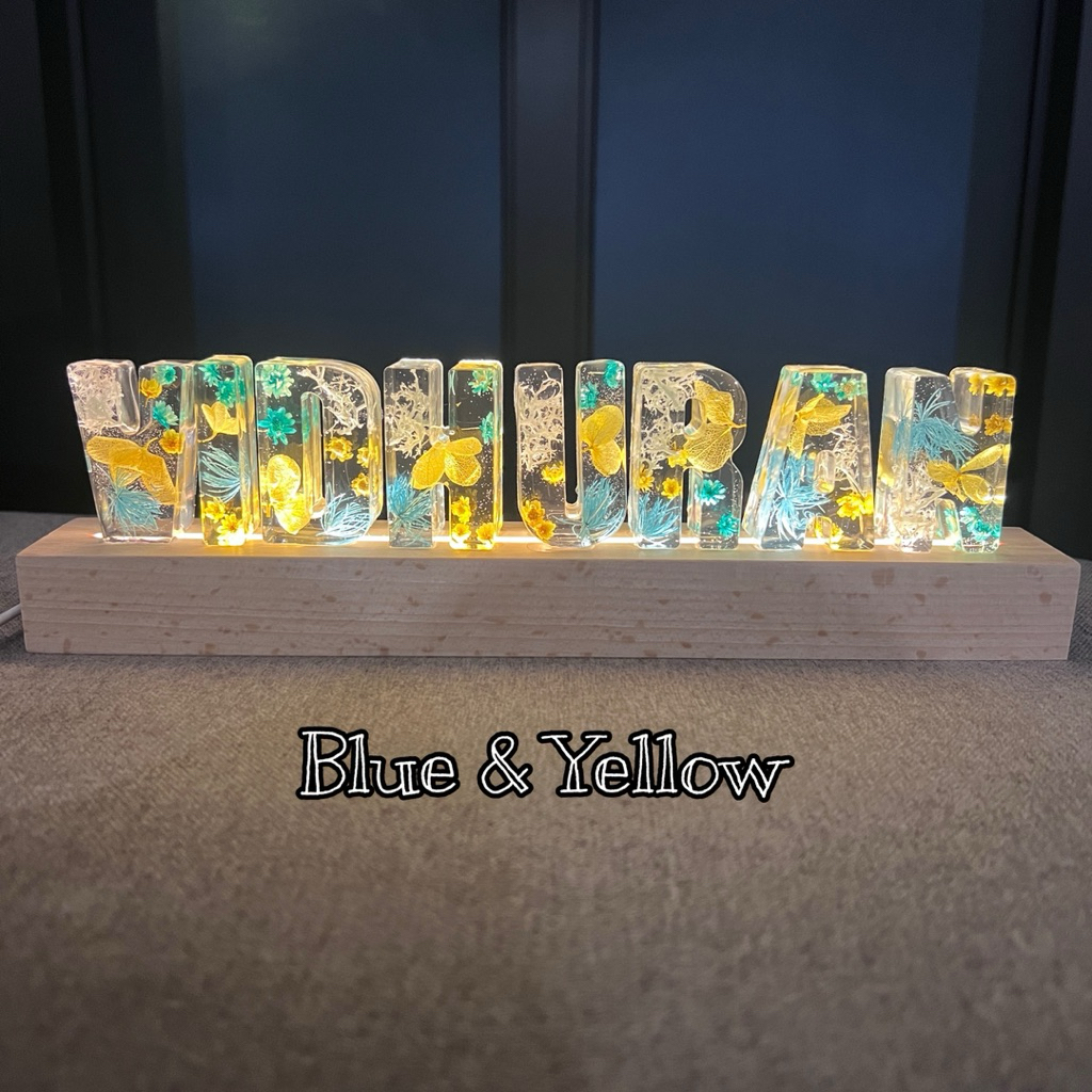 [SG PREORDER] Customize Personalize Alphabet Letters Dried Flower ...