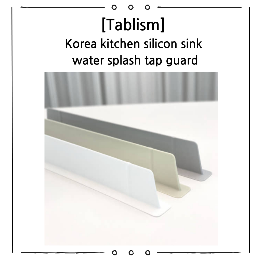 Tablism Korea Kitchen Silicone sink splash guard tap | Flexible Sink ...