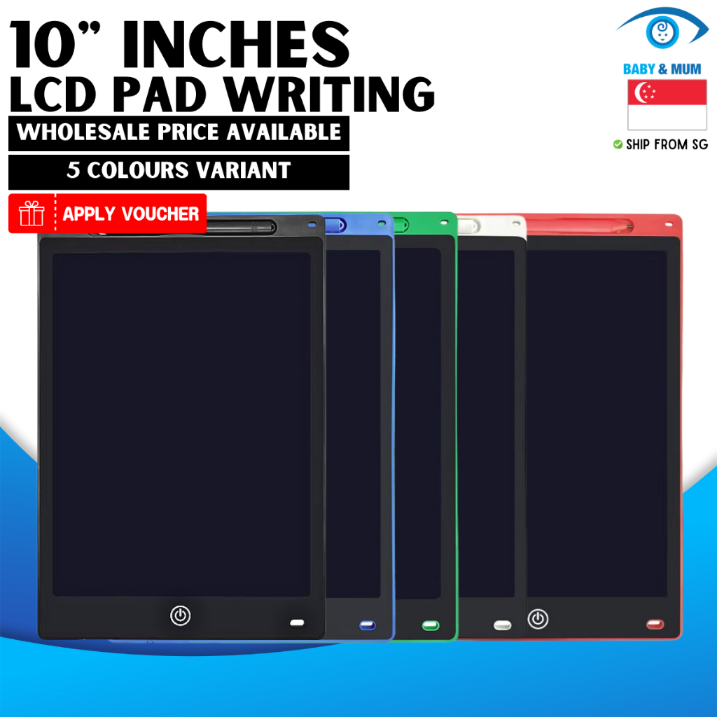 10 Inch LCD Writing Pad for Kids | Educational Doodle & Handwriting ...