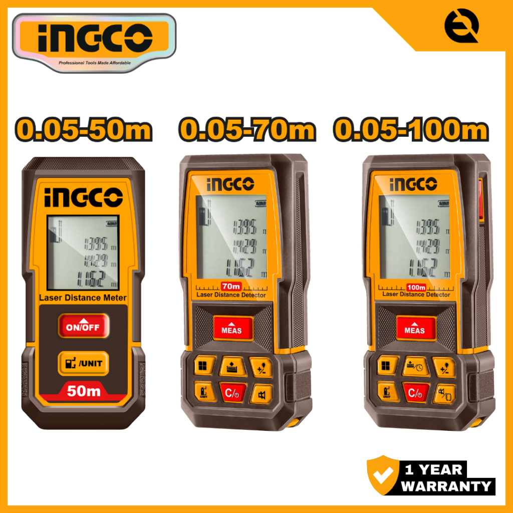 INGCO LASER DISTANCE METER | HLDD0508 HLDD0708 HLDD1008 | Shopee Singapore