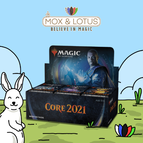 mtg m21 booster box Core Set 2021 Draft Pack Box promo while supplies last. MTG: Foundations Jumpstart Booster Pack