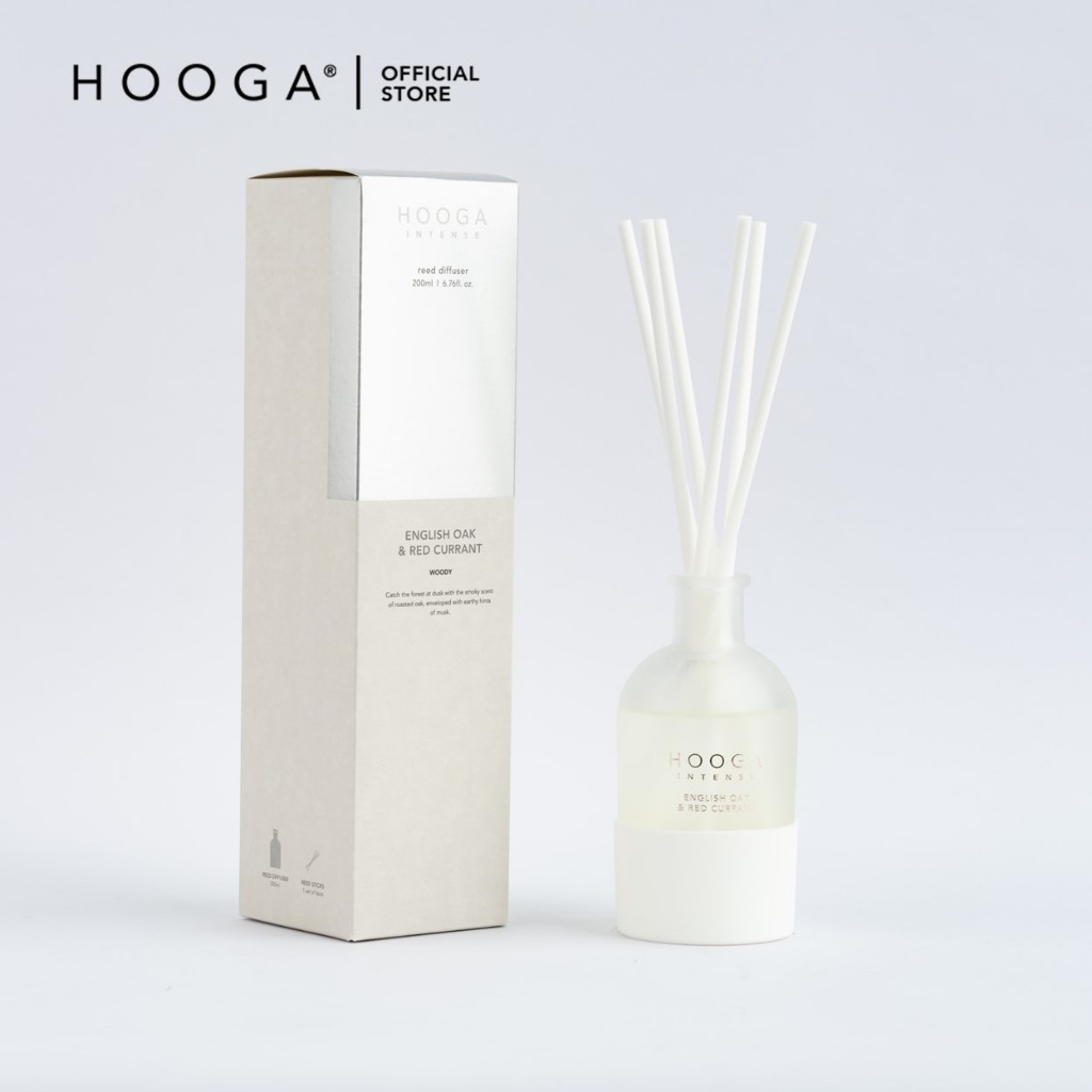 Hooga White Intense Series Reed Diffuser 200ml | Shopee Singapore