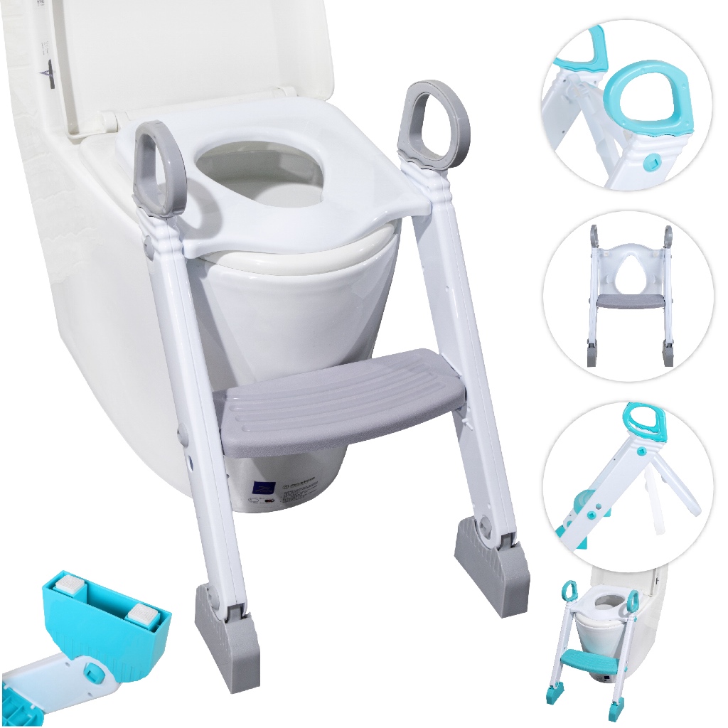 Lucky Baby Step Up Potty Training Seat W/Ladder (2 Design Option ...