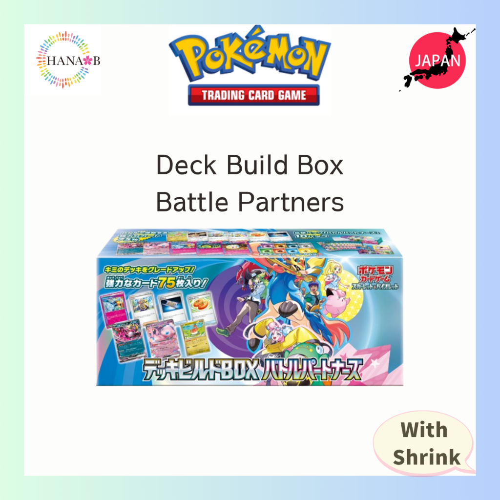Pokemon Card Game Scarlet & Violet Deck Build Box Battle Partners sv9Made  in JapanDelivery from Japan | Shopee Singapore