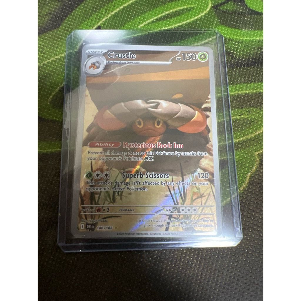 2025 Pokemon SV Destined Rivals - DRI EN Crustle #186/182 MS2 186/182 ...