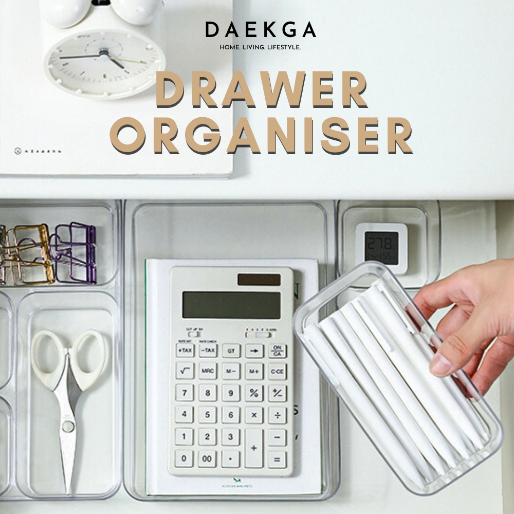 Drawer Organizer Drawer Divider Clear Tray for Organization | Shopee ...