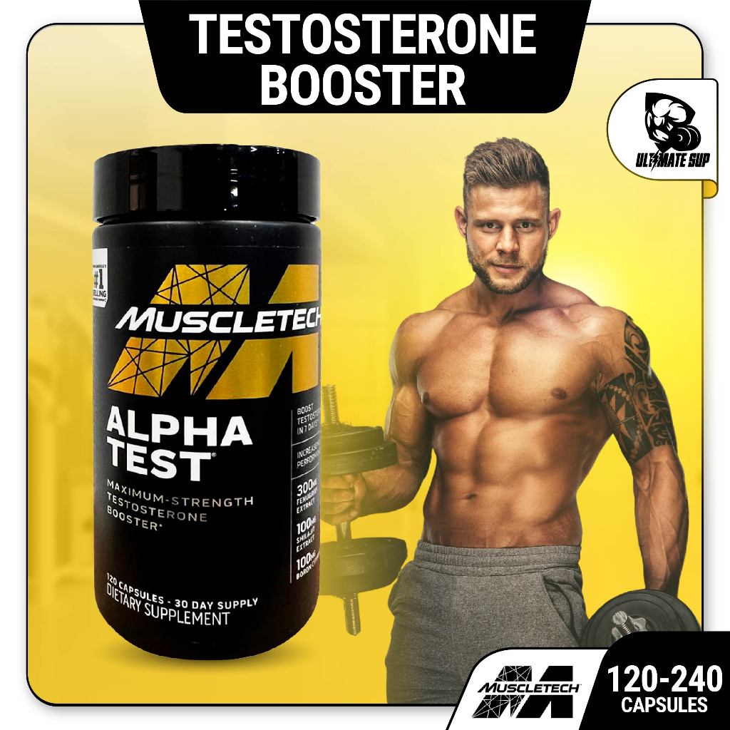 MuscleTech Pro Series Alpha Test Boost Test | 120 - 240 Capsules, 60 ...
