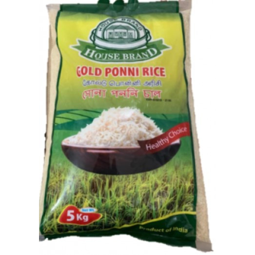 House Brand Gold Ponni Rice 5KG | Shopee Singapore