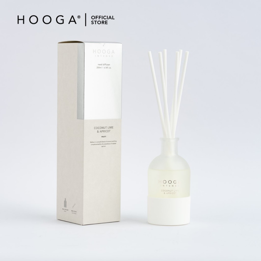 Hooga White Intense Series Reed Diffuser 200ml | Shopee Singapore